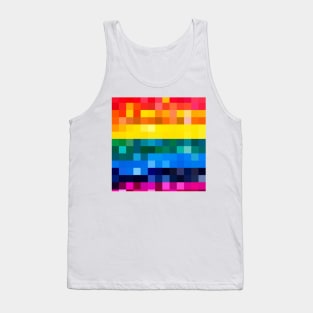 Pixels | Rainbow Tank Top